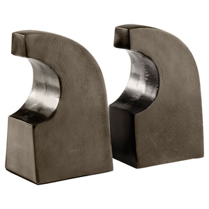 Apostrophe Bookends Bronze 11528 Cyan Design