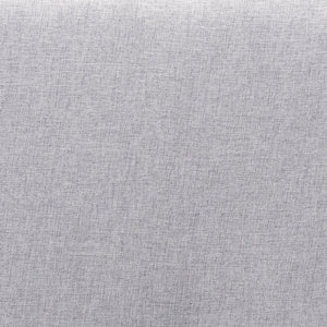 Baxton Studio Baxton Studio Modern Upholstered Headboard with Walnut Finish and Adjustable Height for Cozy Bedrooms Light Twin MG9732-Light Grey/Walnut-Twin-HB