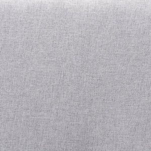 Baxton Studio Baxton Studio Dexter Modern Light Grey Upholstered Headboard with Walnut Finish for Cozy Bedrooms Light Queen MG9732-Light Grey/Walnut-Queen-HB