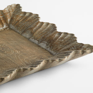 Lorenza Tray Limed Mango Wood 11535 Cyan Design