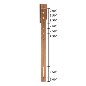 Baxton Studio Baxton Studio Modern King Size Headboard - Dark Grey Upholstered with Chevron Tufting & Walnut Finish Iden Light King MG9733-Light Grey/Walnut-King-HB