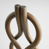 Hercules Knot Sculpture Black 11544 Cyan Design