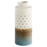 Paralos Vase Grey and Navy Ombre 11545 Cyan Design