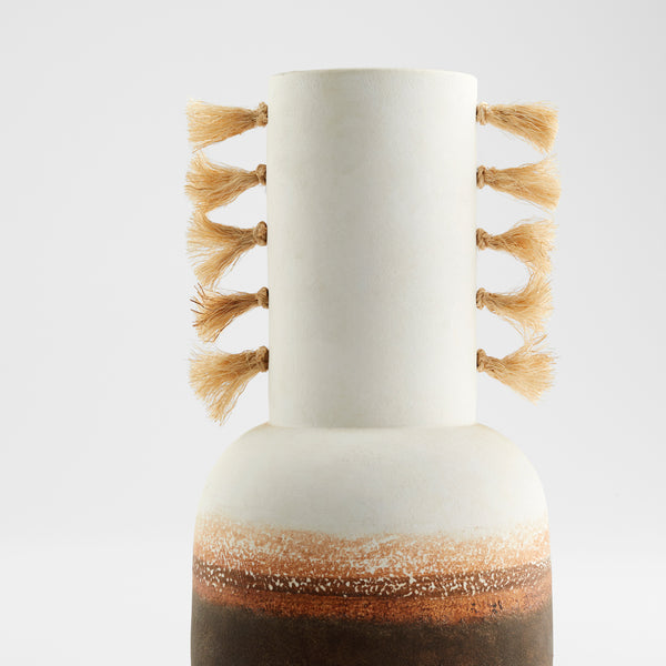 Margaret Vase Ombre and Jute 11547 Cyan Design