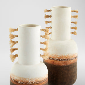 Margaret Vase Ombre and Jute 11548 Cyan Design