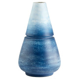 Amarna Vase Blue Ombre 11549 Cyan Design