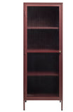 IDEAZ 1154UFAWine Red Steel Tower Cabinet Red & Golden 1154UFA