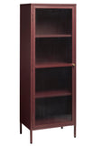 IDEAZ 1154UFAWine Red Steel Tower Cabinet Red & Golden 1154UFA