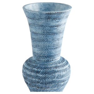 Hopewell Vase Blue Ombre 11551 Cyan Design