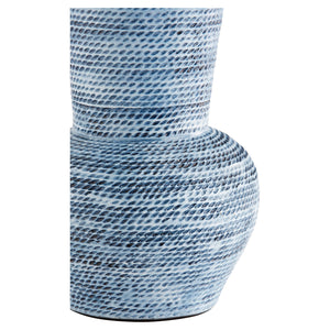 Hopewell Vase Blue Ombre 11551 Cyan Design