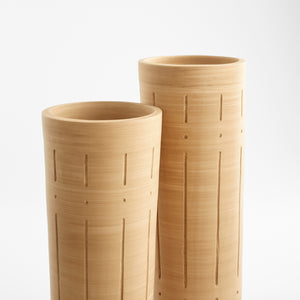 Madeira Vase Matte Taupe Grey 11557 Cyan Design