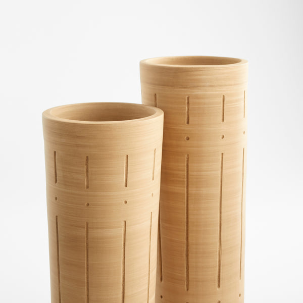 Madeira Vase Matte Taupe Grey 11557 Cyan Design