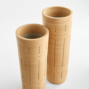 Madeira Vase Matte Taupe Grey 11557 Cyan Design