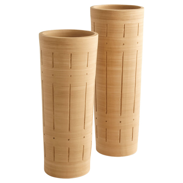 Madeira Vase Matte Taupe Grey 11557 Cyan Design