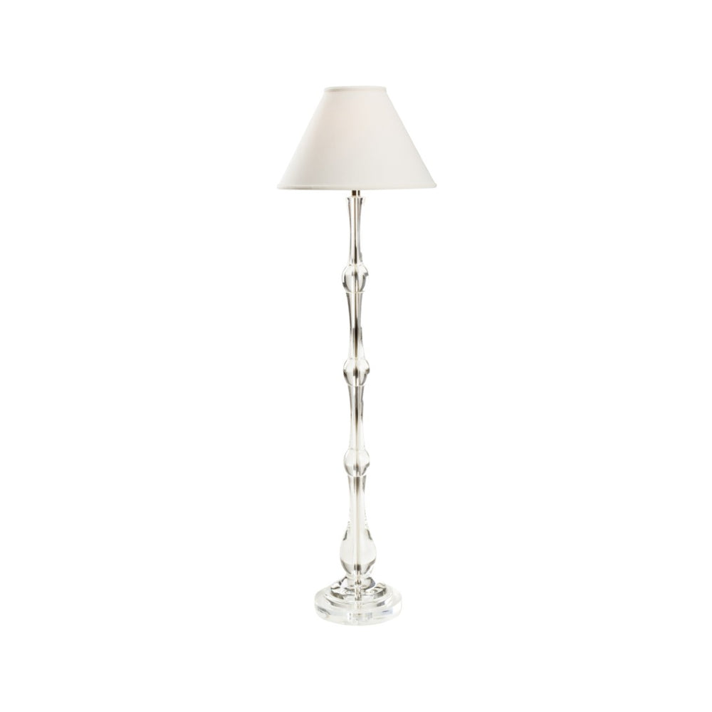 Wildwood Crystal Solid Crystal Floor Lamp 61" Slim Sparkling Ambient Light With Concealed Wiring For Modern DéCor 1156