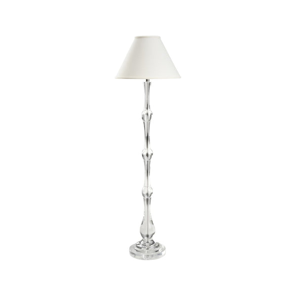 Wildwood Crystal Solid Crystal Floor Lamp 61" Slim Sparkling Ambient Light With Concealed Wiring For Modern DéCor 1156
