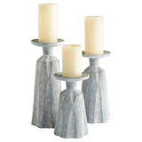 Attalus Candleholder Tapered Grey 11564 Cyan Design