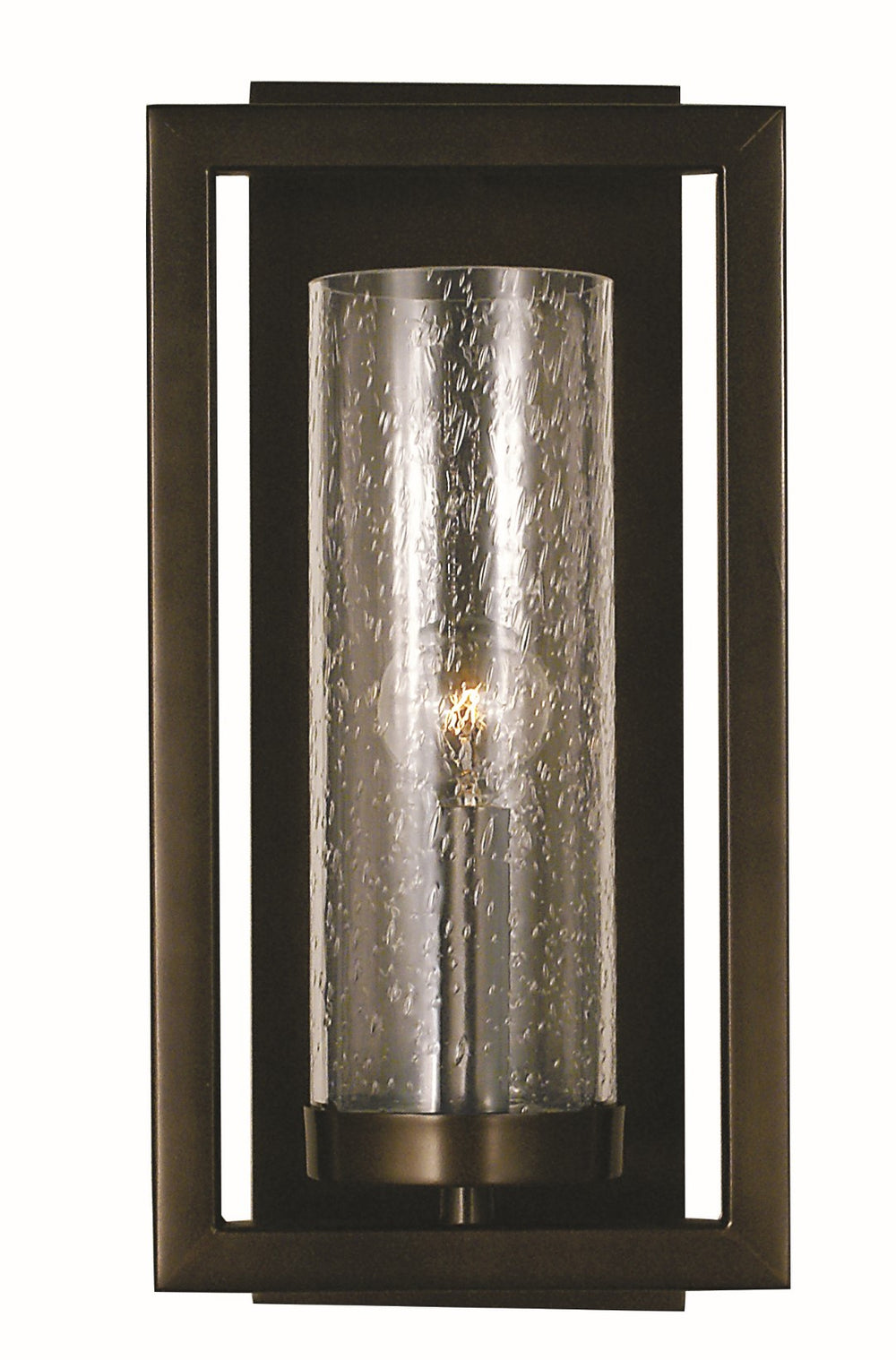 Framburg 1-light Elegant Theorem Sconce - Modern Design For Casual Or Contemporary Spaces, Made In The Usa Mahogany Bronze Metal 1197 Mb