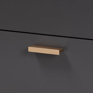 Baxton Studio Baxton Studio Kelson Dark Grey & Gold 6-Drawer Dresser for Modern Bedroom, Stylish Storage Solution LV19COD19231-Dark Grey-6DW-Dresser