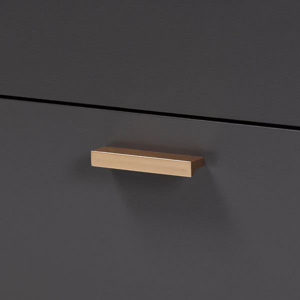 Baxton Studio Baxton Studio Kelson Dark Grey & Gold 6-Drawer Dresser for Modern Bedroom, Stylish Storage Solution LV19COD19231-Dark Grey-6DW-Dresser