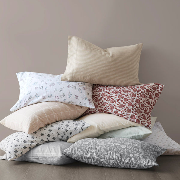 JLA Home Beautyrest - 4 Premium Cotton Flannel Sheet Set – Oversized Deep-Fit 4-Piece Bedding, Brushed Softness, OEKO-TEX Certified Comfort BR20-1863