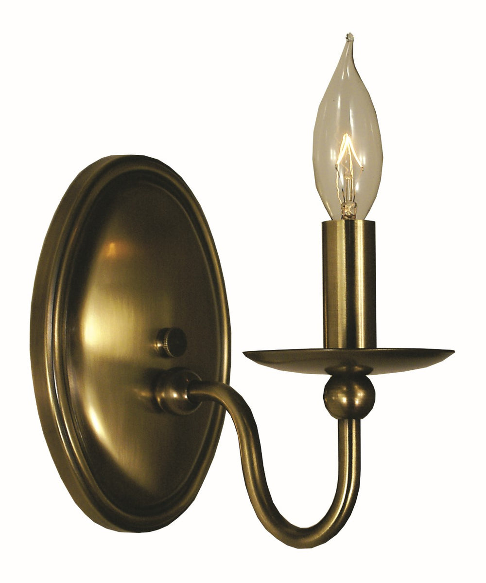 Framburg 1-light Quatrefoil Sconce: Elegant Harmony And Beauty For Your Home, Crafted In The Usa With Care Antique Brass Metal 1158 Ab