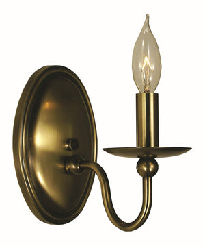 Framburg 1-light Quatrefoil Sconce: Elegant Harmony And Beauty For Your Home, Crafted In The Usa With Care Antique Brass Metal 1158 Ab