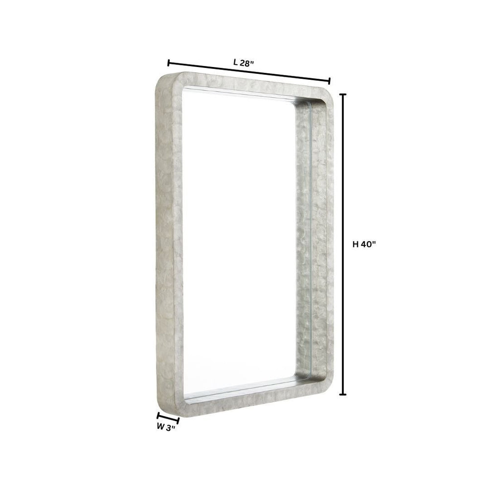 Triton Rectangle Mirror Taupe 11596 Cyan Design