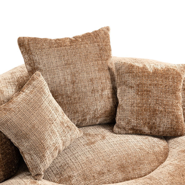 English Elm Lazy Sofa Oversized Ergonomic Bean Bag Lounger with High Wrap Back, Plush Chenille Foam Comfort for Living Room, Bedroom, Office Coffee W395P252063