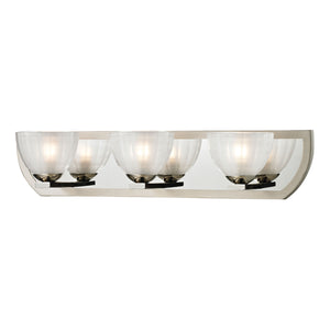 Sculptive Collection 3 light bath in Polished Nickel/Matte Nickel 11597/3 Elk Lighting