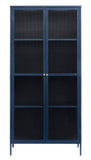 IDEAZ 1159UFABlue Steel Display Cabinet Blue & Golden 1159UFA