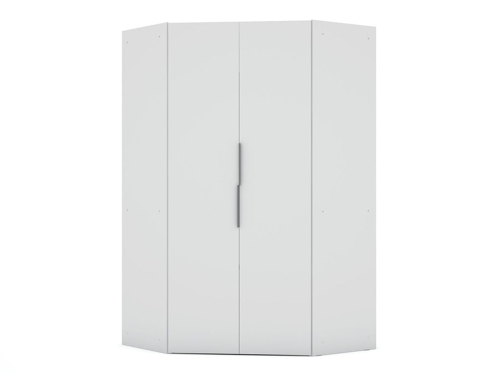 Manhattan Comfort Mulberry Contemporary - Modern Wardrobe/ Armoire/ Closet White 115GMC1