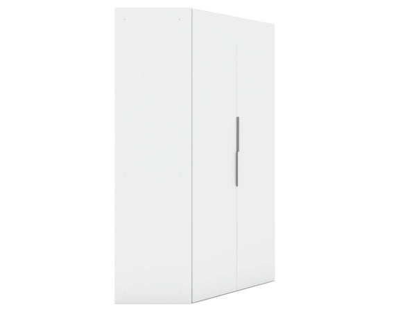 Manhattan Comfort Mulberry Contemporary - Modern Wardrobe/ Armoire/ Closet White 115GMC1