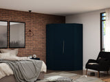 Manhattan Comfort Mulberry Contemporary - Modern Wardrobe/ Armoire/ Closet Tatiana Midnight Blue 115GMC4