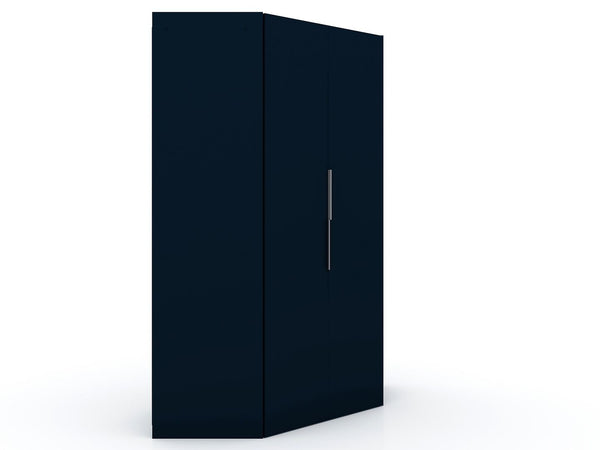 Manhattan Comfort Mulberry Contemporary - Modern Wardrobe/ Armoire/ Closet Tatiana Midnight Blue 115GMC4