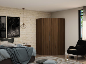 Manhattan Comfort Mulberry Contemporary - Modern Wardrobe/ Armoire/ Closet Brown 115GMC5