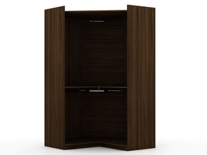 Manhattan Comfort Mulberry Contemporary - Modern Wardrobe/ Armoire/ Closet Brown 115GMC5