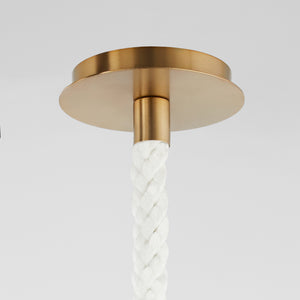 Rockport 1 Light Pendant Aged Brass 11620 Cyan Design