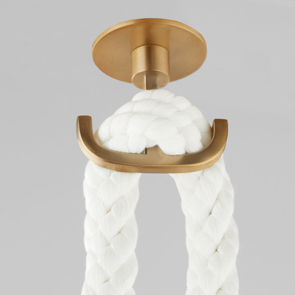 Rockport 3 Light Pendant Aged Brass 11621 Cyan Design