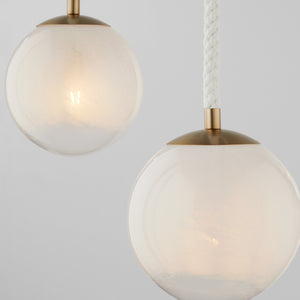 Rockport 3 Light Pendant Aged Brass 11621 Cyan Design