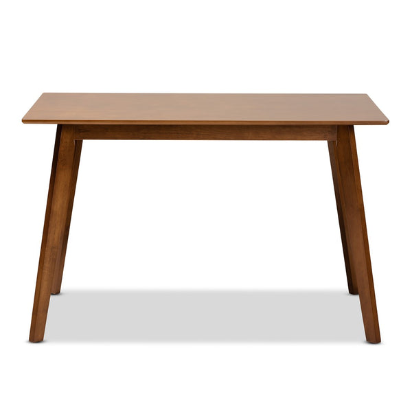 Baxton Studio Baxton Studio Walnut Brown Wood Dining Table - Mid-Century Modern Design for Four - Durable & Stylish RH7206T-Walnut-DT