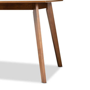 Baxton Studio Baxton Studio Walnut Brown Wood Dining Table - Mid-Century Modern Design for Four - Durable & Stylish RH7206T-Walnut-DT