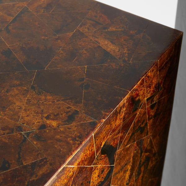 Taurus Pedestal Faux Horn 11647 Cyan Design