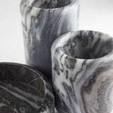 Roma Vase Antique Brass|Grey Marble 11649 Cyan Design