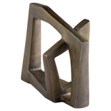 Conundrum Sculpture  Textured Bronze 11651 Cyan Design