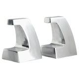 Apostrophe Bookends Polished Aluminum 11659 Cyan Design