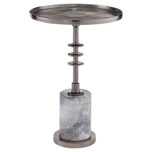 Jetson Accent Table Blackened Nickel 11660 Cyan Design