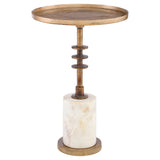 Jetson Accent Table Antique Brass 11661 Cyan Design