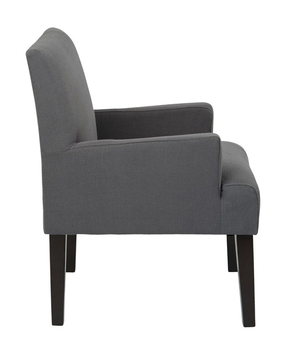 OSP Home Furnishings Main Street Guest Chair Charcoal
