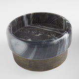 Roma Bowl Antique Brass|Grey Marble 11675 Cyan Design